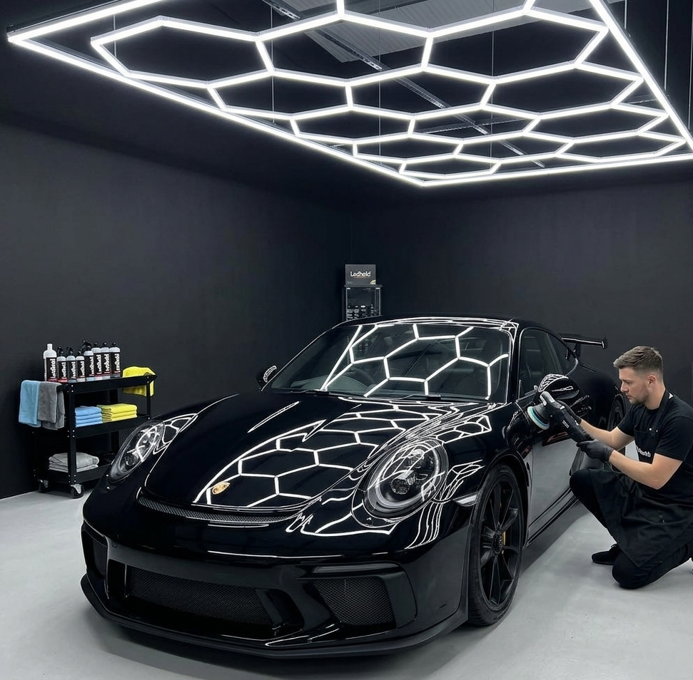 Hexagon LED Paneel – Professionele Honingraat Verlichting (485 x 244 cm)
